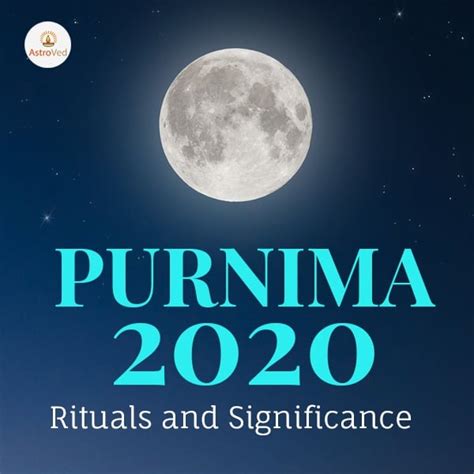 Purnima 2020 Rituals and Significance