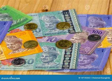 Malaysian Ringgit Banknotes Background Stock Photo - Image of number ...