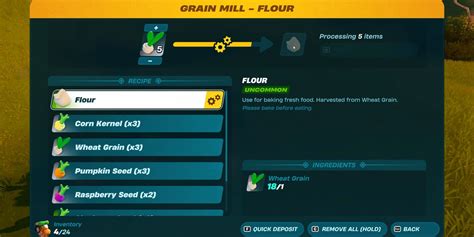 How to Get Wheat and Flour in Lego Fortnite