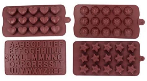 Brown Chocolate Silicone Moulds, Rectangle at Rs 36/piece in Rajkot ...