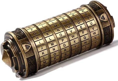 Da Vinci Code Mini Cryptex Lock – Regalos románticos de cumpleaños para ella