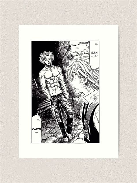 "7 deadly sins manga." Art Print by Voratas | Redbubble