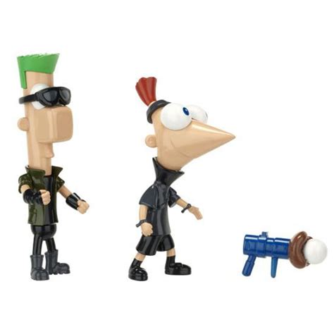 Disney Phineas and Ferb Across the 2nd Dimension Resistance Phineas Ferb Action Figure 2-Pack ...