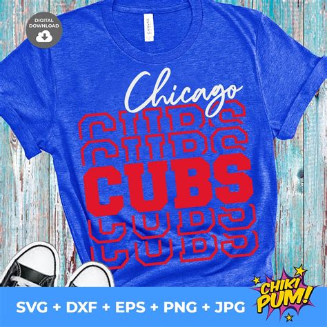 Chicago Cubs • SVG cut files for Baseball Teams Fans