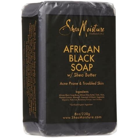 Shea Moisture African Black Soap 8oz - Beauty Depot