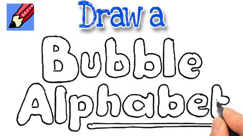 How to Draw Bubble Writing Real Easy - YouTube