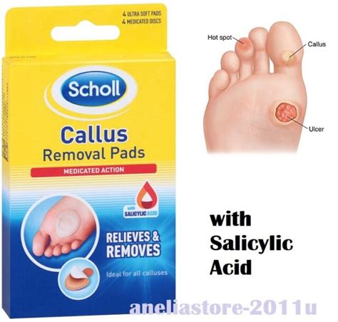 Dr. Scholl's Soft Callus Remover Pads - 4 Piece for sale online | eBay