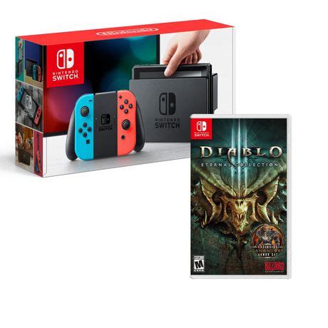 Diablo 3 Eternal Collection Nintendo Switch Bundle - Neon Joy Con ...