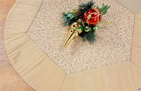 23 Mini Tabletop Christmas Tree Skirt: Beige Cappuccino - Etsy