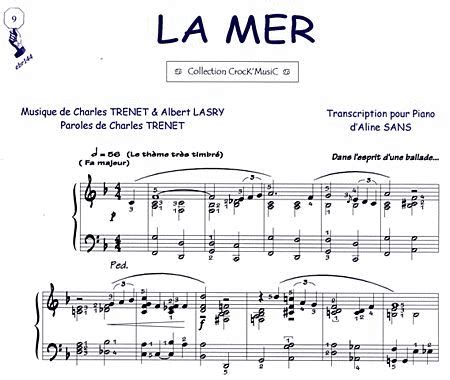 La Mer (Collection CrocK'MusiC) By Charles Trenet And Albert Lasry ...