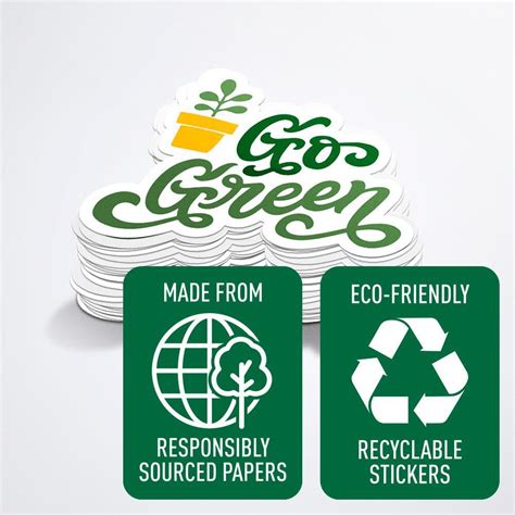 Eco Friendly Stickers, Paper Stickers, Custom Eco Stickers – Zap! Creatives