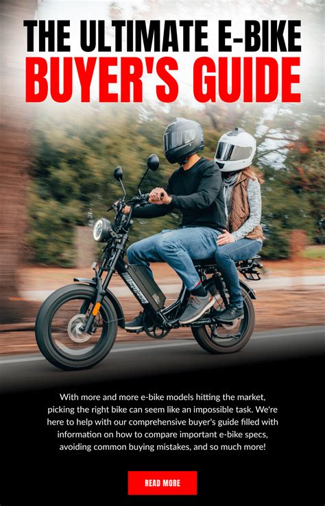 The Ultimate E-Bike Buyer's Guide - Wwe Shop