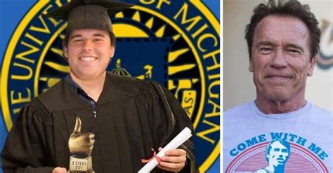 Arnold Schwarzenegger Celebrates Son's College Graduation At Home