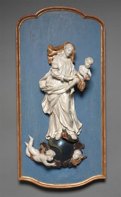 The Immaculate Conception Statue (1765, Germany) - Catholic Stock Photo