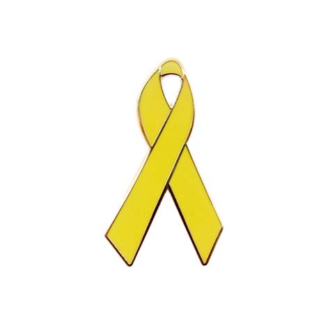 Yellow Awareness Ribbons | Lapel Pins