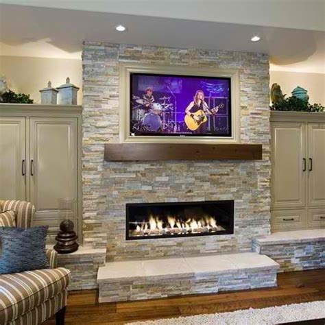 Attractive stone fireplace ideas – Interior Design Ideas