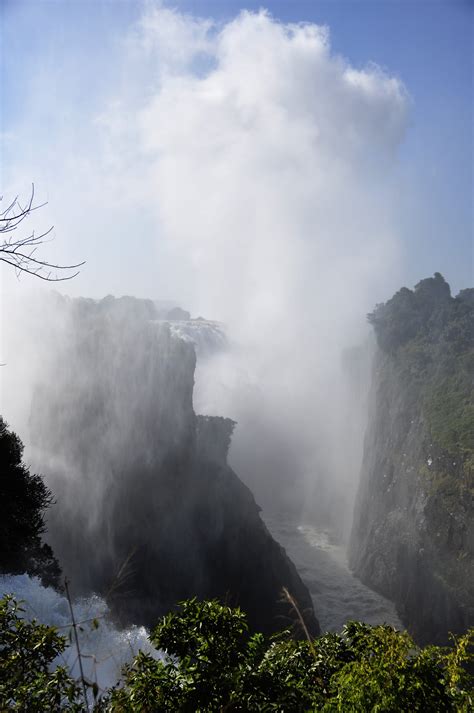 Wallpaper ID: 1866827 / Water, tranquil scene, idyllic, Waterfall, scenics, zambezi, river ...