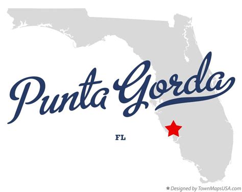 Map of Punta Gorda, FL, Florida