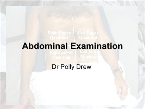 Abdominal Examination