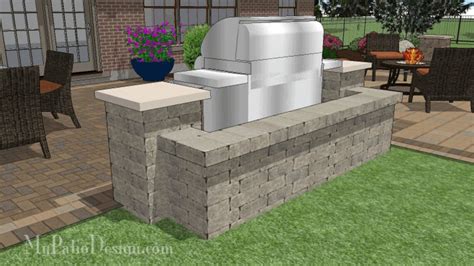 DIY Outdoor Grill Station Plan for 72 Grills - Etsy