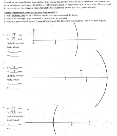 ️Plane Mirror Ray Diagram Worksheet Free Download| Goodimg.co