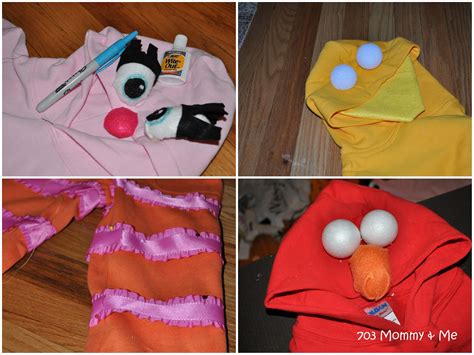 703 Mommy & Me: DIY Sesame Street Costumes: For less than $20 and in an ...