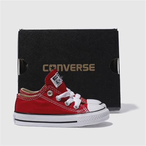 Kids Toddler Red Converse All Star Lo Trainers | schuh