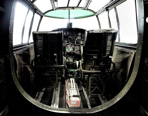 B-25 MITCHELL Bomber Cockpit Photograph by Daniel Hagerman