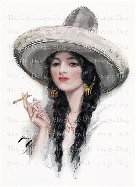 Harrison Fisher Lady Smoking Printable Vintage Printable Art | Etsy | Etsy printable art ...