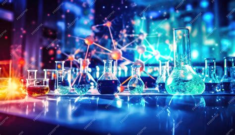 Premium AI Image | Biochemistry Lab A Scientific Visualization of Laboratory Equipment and ...