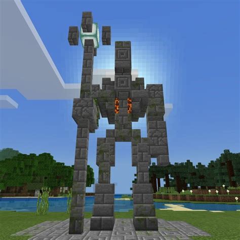 Minecraft Rock Guardian 2.0 | Minecraft construction, Minecraft ...