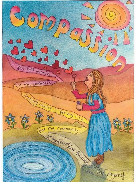 "Compassion" Art Print by BeckyFarrell | Redbubble