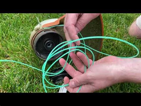 How To Refill a Spool on Stihl FSA 57 String Trimmer - AutoCut C 3-2 Linehead - YouTube