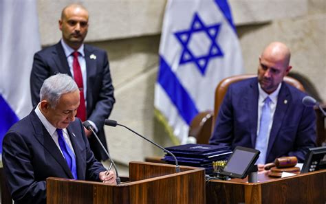 Benjamin Netanyahu Sworn in as the Prime minister of Israel for a ...