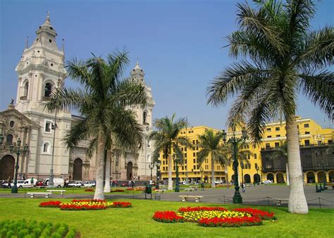 Plaza De Armas Lima Peru Map