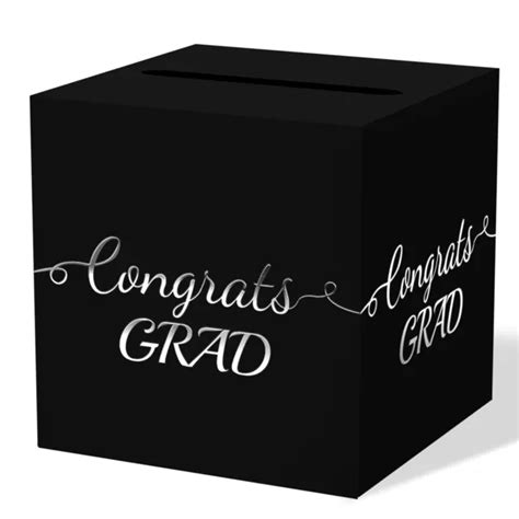 GRADUATION CONGRATS CARD Box 2024 Graduation Party Decorations ...