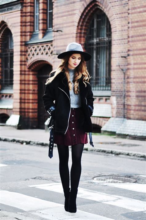 Cute winter outfits skirt, Winter clothing | Buttoned Skirt Outfits | Casual wear, Pencil skirt ...