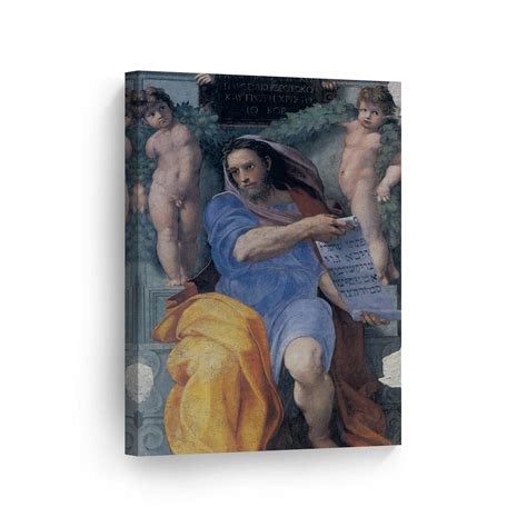 The Prophet Isaiah by Raphael Art Canvas Wall Art Print Famous Fine Art ...