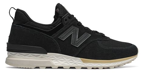 New Balance Rubber New Balance 574 Sport Shoes in Black for Men - Lyst