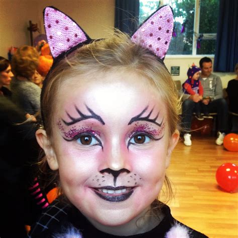Pin by Alisha Anderson on Face Painting Designs | Kitty face paint, Halloween makeup for kids ...