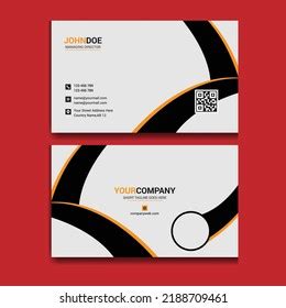 Corporate Business Card Design Templates Stock Vector (Royalty Free) 2188709461 | Shutterstock