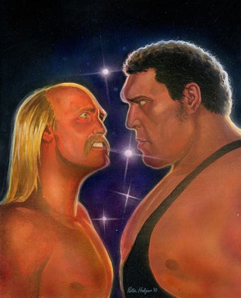 Hulk Hogan vs Andre the Giant by Habjan81 on DeviantArt