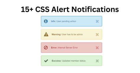 How To Add Custom Notifications Alerts Using Html Css