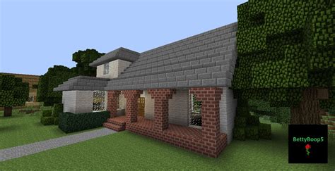 House (brick porch) Minecraft Map