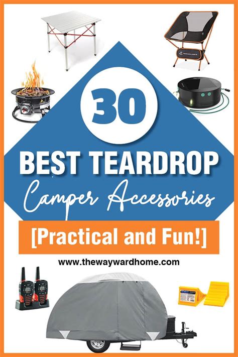 30 Best Teardrop Camper Accessories [Practical and Fun!] - The Wayward Home