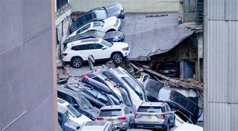 Watch: Parking garage collapses in New York City; 1 killed, 5 injured | World News - The Indian ...