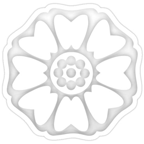 "White Lotus Symbol" Stickers by jdotrdot712 | Redbubble