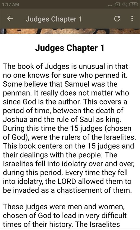 BOOK OF JUDGES - BIBLE STUDY APK for Android Download