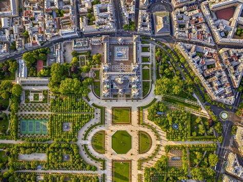 Luxembourg Gardens - Paris Aerials (Jeffrey Milstein, USA ...