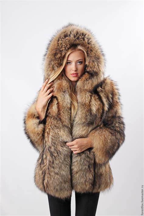 Real raccoon fur jacket / Real fur coat – купить на Ярмарке Мастеров ...